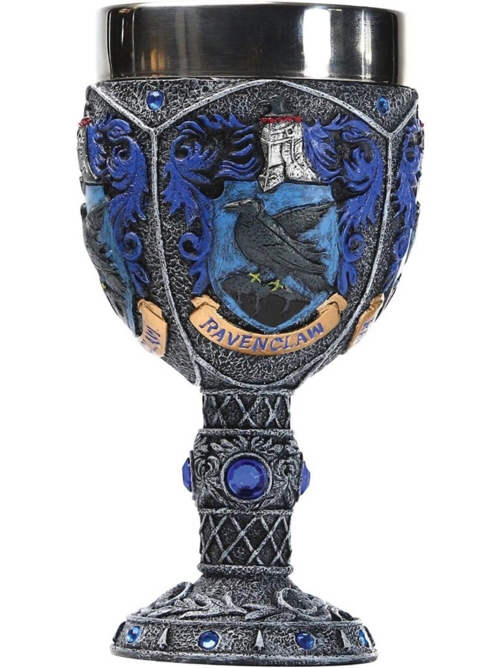 Ravenclaw Decorative Goblet Figurine - 7.09 Inch Wizarding World Collectible